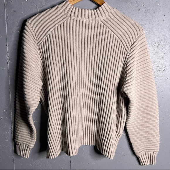 Varley Women’s Beige Talbert Ribbed Sweater Size XSmall - Picture 4 of 13